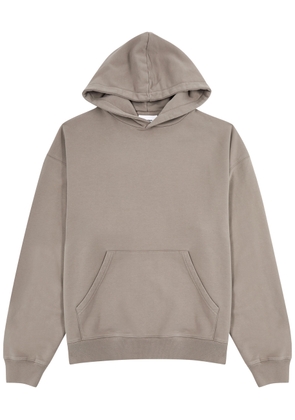 Axel Arigato Drill Logo-embroidered Hooded Cotton Sweatshirt - Mid Grey - L