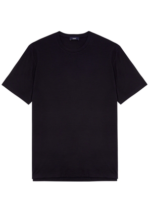 Herno Wool T-shirt - Navy