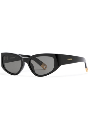 Jacquemus Les Lunettes Gala Cat-eye Sunglasses - Black