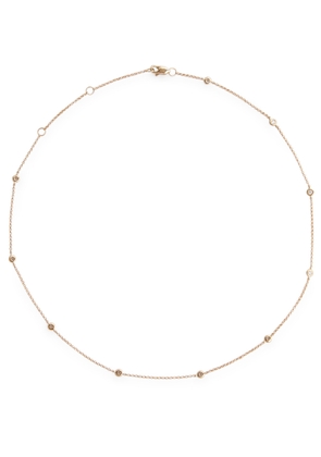 Roxanne First Diamond Dot Crystal-embellished Necklace - Gold