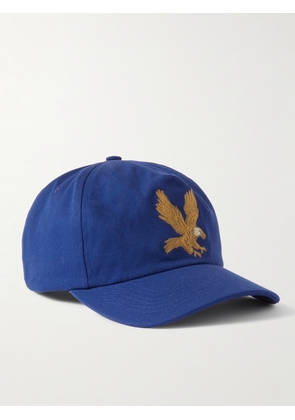 Cherry Los Angeles - Golden Eagle Logo-Embroidered Cotton-Twill Baseball Cap - Men - Blue