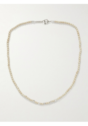 Marant - Snowstone Silver-Tone and Riverstone Necklace - Men - Gold