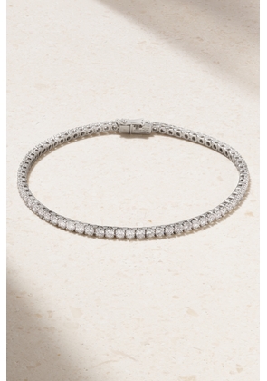 De Beers Jewellers - Classic Eternity Line 18-karat White Gold Diamond Bracelet - 16,17,18