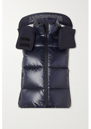 Burberry - Hooded Quilted Shell Down Vest - Blue - xx small,x small,small,medium,large,x large,xx large