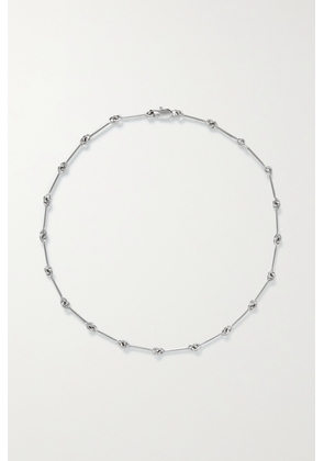 Laura Lombardi - + Net Sustain Treccia Platinum-plated Necklace - Silver - One size