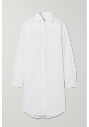 OFFICINE GÉNÉRALE - Celina Cotton-poplin Shirt Dress - White - x small,small,medium,large,x large