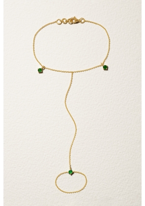 House Of Meraki - Isabella 18-karat Gold Emerald Bracelet - One size