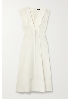 Proenza Schouler - Pleated Crepe Midi Dress - White - US0,US2,US4,US6,US8,US10,US12
