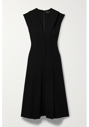 Proenza Schouler - Pleated Crepe Midi Dress - Black - US0,US2,US4,US6,US8,US10,US12