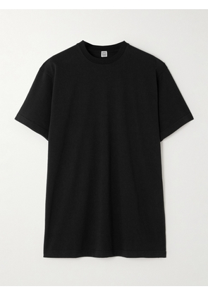 TOTEME - Organic Cotton-jersey T-shirt - Black - xx small,x small,small,medium,large,x large