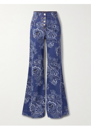 Etro - Printed High-rise Flared Jeans - Multi - 26,27,28,29,30,31,32,33,34