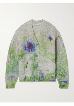 Acne Studios - Tie-dyed Knitted Cardigan - Gray - xx small,x small,small,medium,large