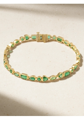 SHAY - 18-karat Gold Emerald Tennis Bracelet - Green - One size