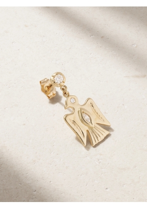 Jacquie Aiche - Thunderbird 14-karat Gold Diamond Single Earring - One size