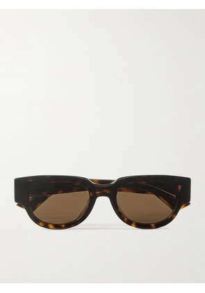 Bottega Veneta Eyewear - Round-frame Tortoiseshell Acetate And Gold-tone Sunglasses - Brown - One size