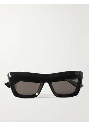 Bottega Veneta Eyewear - Oversized Square-frame Acetate Sunglasses - Black - One size