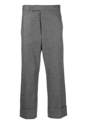 Thom Browne low-rise woollen trousers - Grey