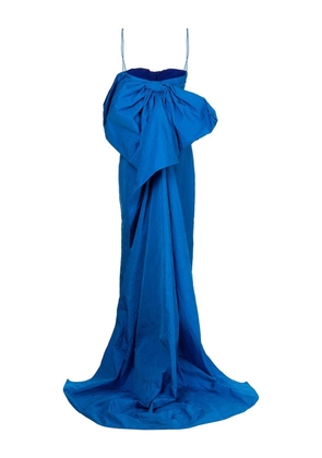 Bambah oversize bow detail gown - Blue