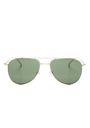 Montblanc metallic pilot-frame sunglasses - Gold