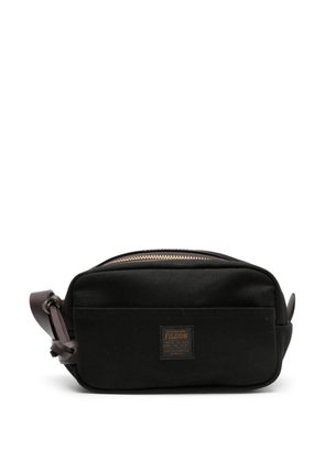 Filson zip-fastening cotton travel bag - Black