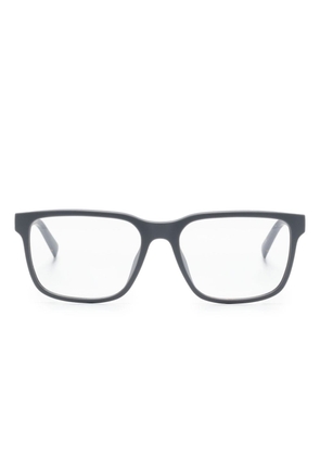 Timberland logo-embossed rectangle-frame glasses - Grey