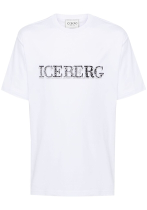 Iceberg logo-print cotton T-shirt - White