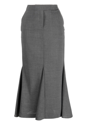 Vivetta flared-hem pencil skirt - Grey