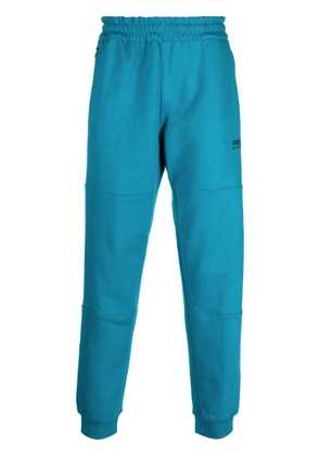 adidas logo-print cotton trousers - Blue