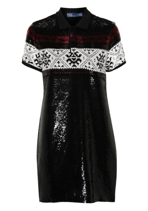 Polo Ralph Lauren sequin mini dress - Black