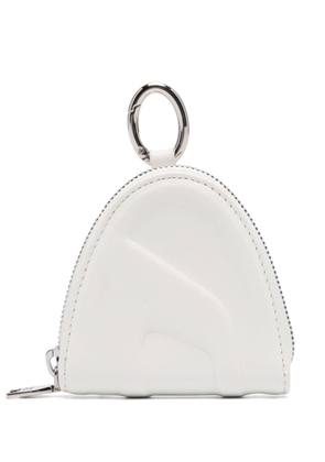 Diesel 1dr-Fold leather coin purse - White