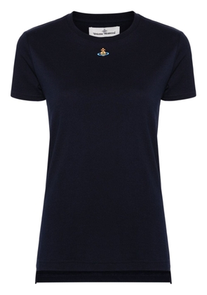 Vivienne Westwood Orb-embroidered T-shirt - Blue