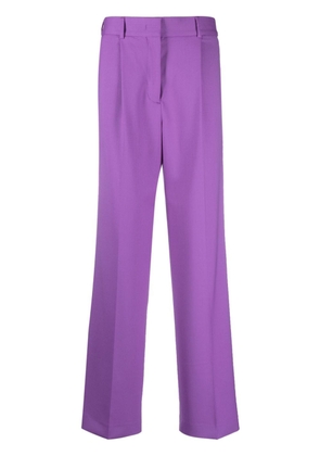 MSGM high-waisted wide-leg trousers - Purple