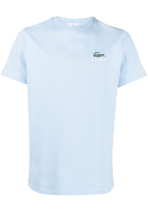 Sporty & Rich x Lacoste logo-print cotton T-shirt - Blue