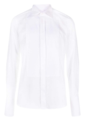 Canali slim-fit cotton shirt - White