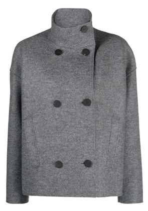 Harris Wharf London double-breasted virgin wool jacket - Grey