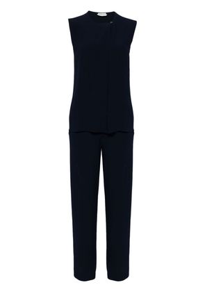 Hermès Pre-Owned 1990-2000s silk trouser suit - Blue