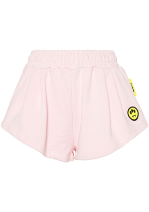BARROW logo-print cotton shorts - Pink