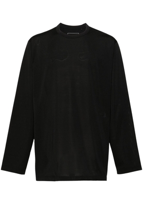 Y-3 long-sleeve cotton T-shirt - Black