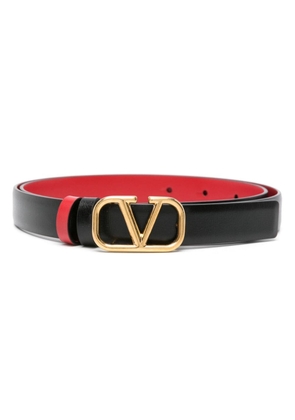 Valentino Garavani Pre-Owned VLogo Signature reversible belt - Black