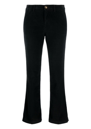 LIU JO velvet bootcut trousers - Black