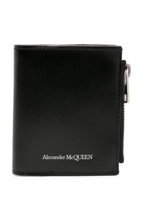 Alexander McQueen Pre-Owned mini Classic leather wallet - Black