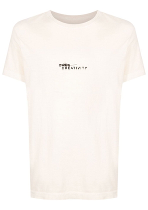 Osklen round-neck short-sleeve T-shirt - Neutrals