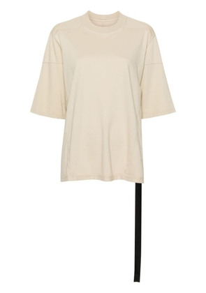 Rick Owens DRKSHDW seam-detail cotton T-shirt - Neutrals