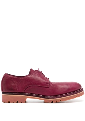 Guidi horse-leather Derby shoes - Pink