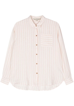 Barbour Annie striped linen shirt - Pink