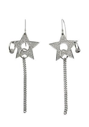 Christian Dior Pre-Owned Vintage Christian Dior by Galliano Pierced Star Earrings 2000s - Silver