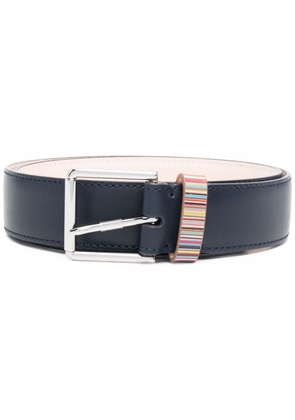 Paul Smith contrast stripe belt - Blue