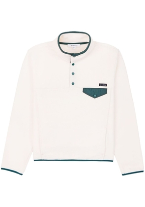 Sporty & Rich button-up fleece sweatshirt - Neutrals