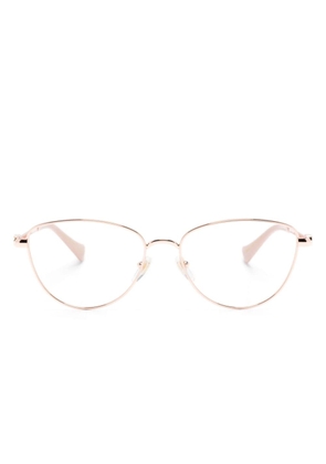 Gucci Eyewear Double-G cat-eye-frame glasses - Gold