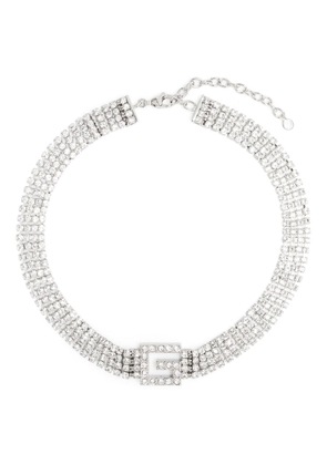Gucci Square G crystal necklace - Silver